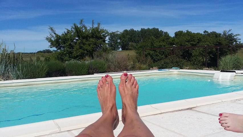 Chambre d’hôte pour 5 personnes, avec jardin ainsi que piscine et vue - 1