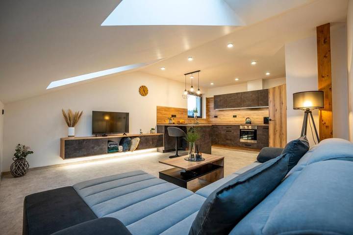 Apartament wakacyjny dla 4 osób, z Taras i Widok w Náchod