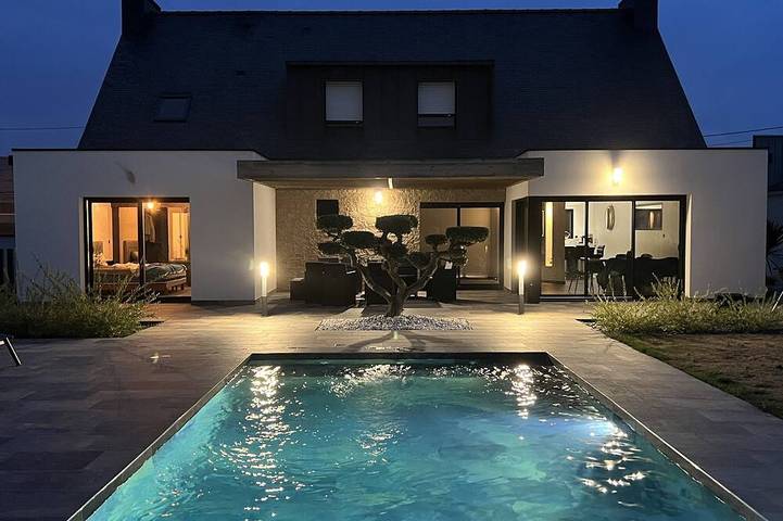 Maison de vacances pour 8 personnes, avec terrasse et jardin à Ploeren
