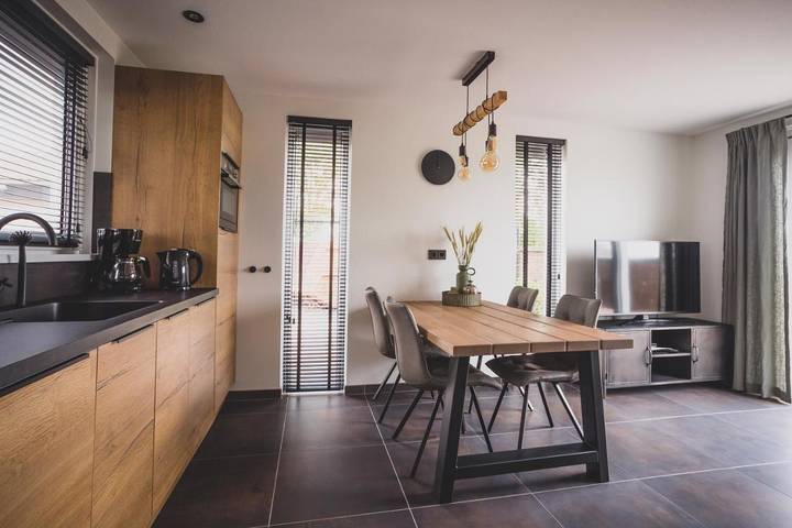 Ferienhaus für 4 Personen, mit Terrasse und Garten sowie Ausblick