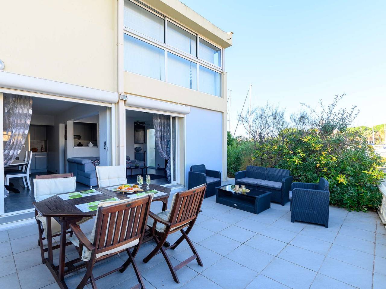 Appartement entier, Marina lumineuse avec terrasses et plage privée à Cap d'Agde in Cap d'Agde, Agde