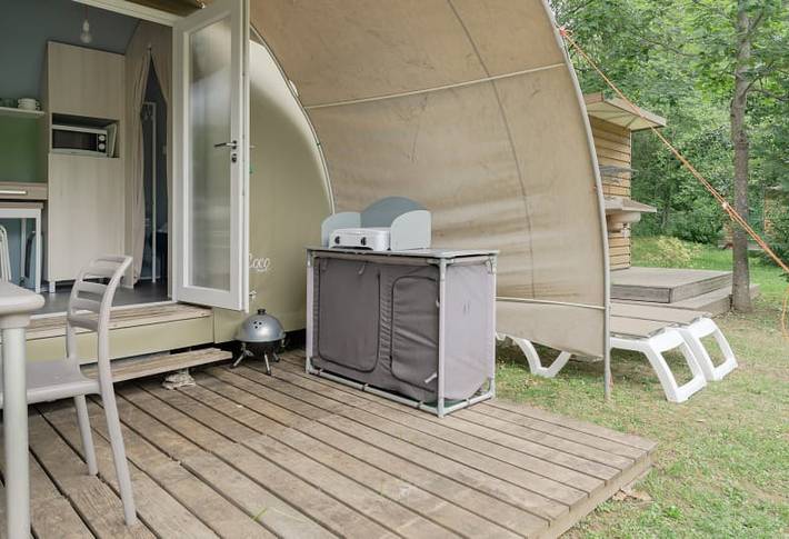 Gîte pour 4 personnes, avec terrasse ainsi que vue sur le lac et balcon/terrasse à Belvès - 3