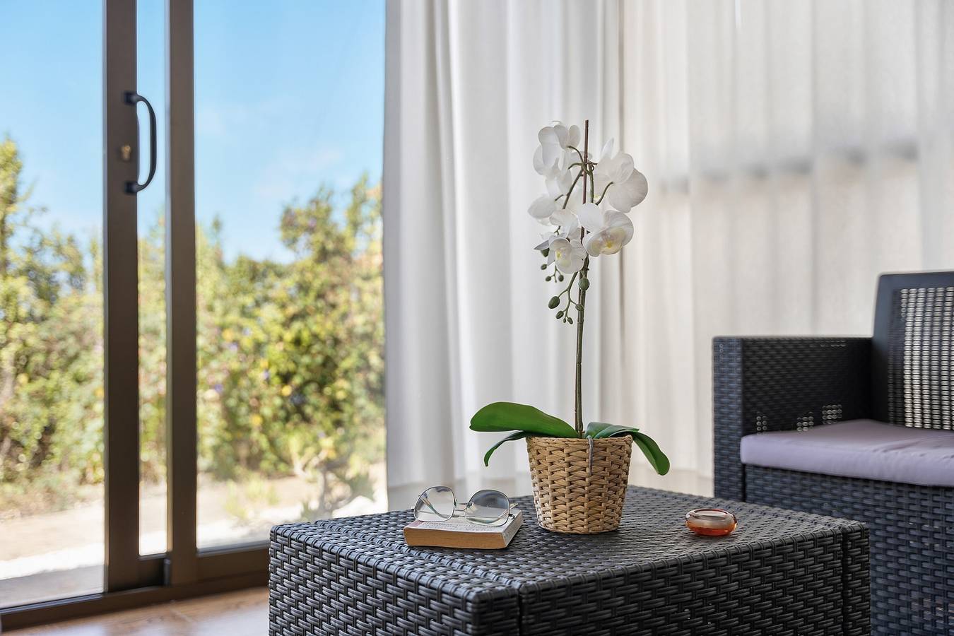 Ferienhaus 'El Naranjo Viejo' mit Meerblick, Wlan und Klimaanlage in Tijarafe, La Palma Nord