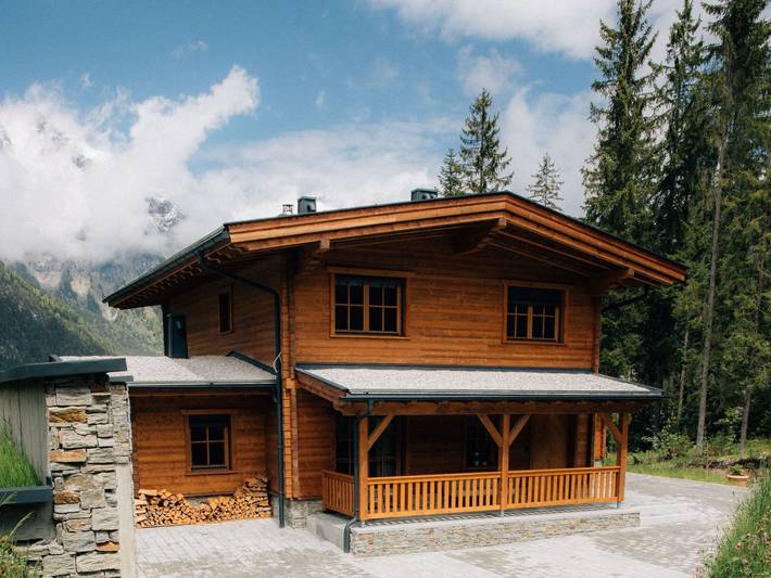 Chalet für 6 Personen, mit Balkon und Garten sowie Sauna in Leutasch