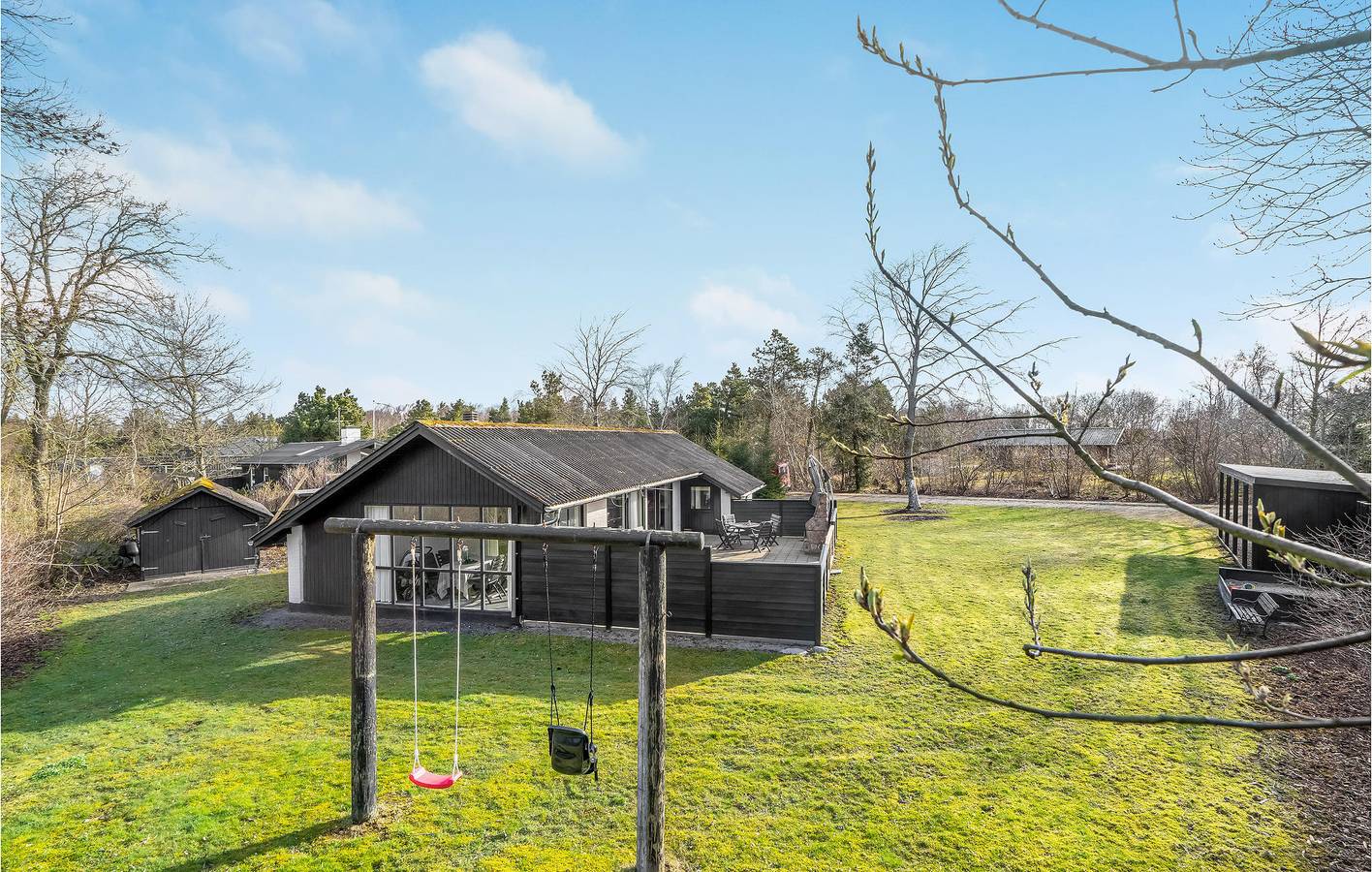 Ferienhaus für 6 Personen mit Terrasse in Thyholm, Oddesund