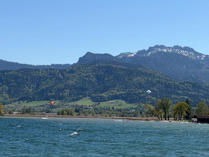 Camping für 2 Personen, mit Garten und Seeblick sowie Ausblick in Bayern - 2