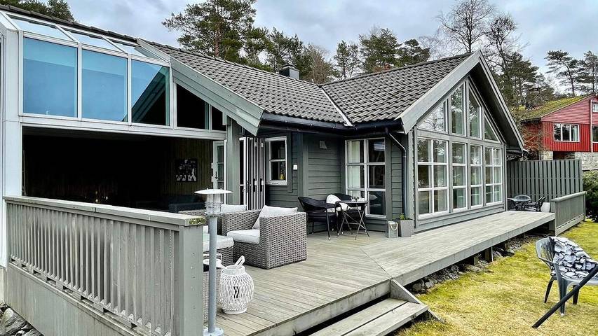 Ferienhaus für 9 Personen, mit Terrasse und Whirlpool in Sveio - 4