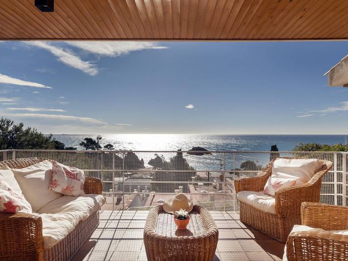 Ferieudlejning for 7 personer, med Terrasse i Tossa de Mar