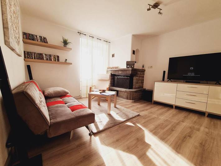 Ferienhaus für 4 Personen, mit Balkon und Terrasse