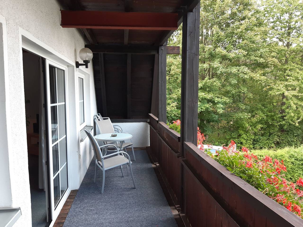 Ganze Ferienwohnung, Ferienwohnung Stricker B, Balkon in Walkenried, Harzvorland