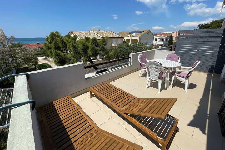 Ferienwohnung für 3 Personen, mit Balkon/Terrasse