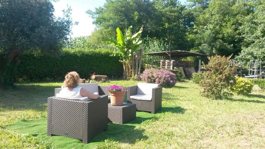 Maison de campagne pour 2 personnes, avec Balcon et Terrasse ainsi que Jardin et Vue à Mungia