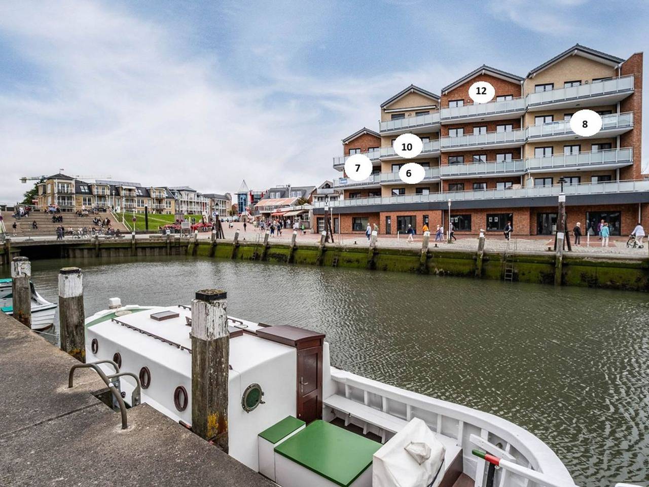 Ganze Ferienwohnung, Haus Sturmkieker - 3 Zimmer-Wohnung im Haus Sturmkieker – direkt am Hafen in Hafen Büsum, Büsum