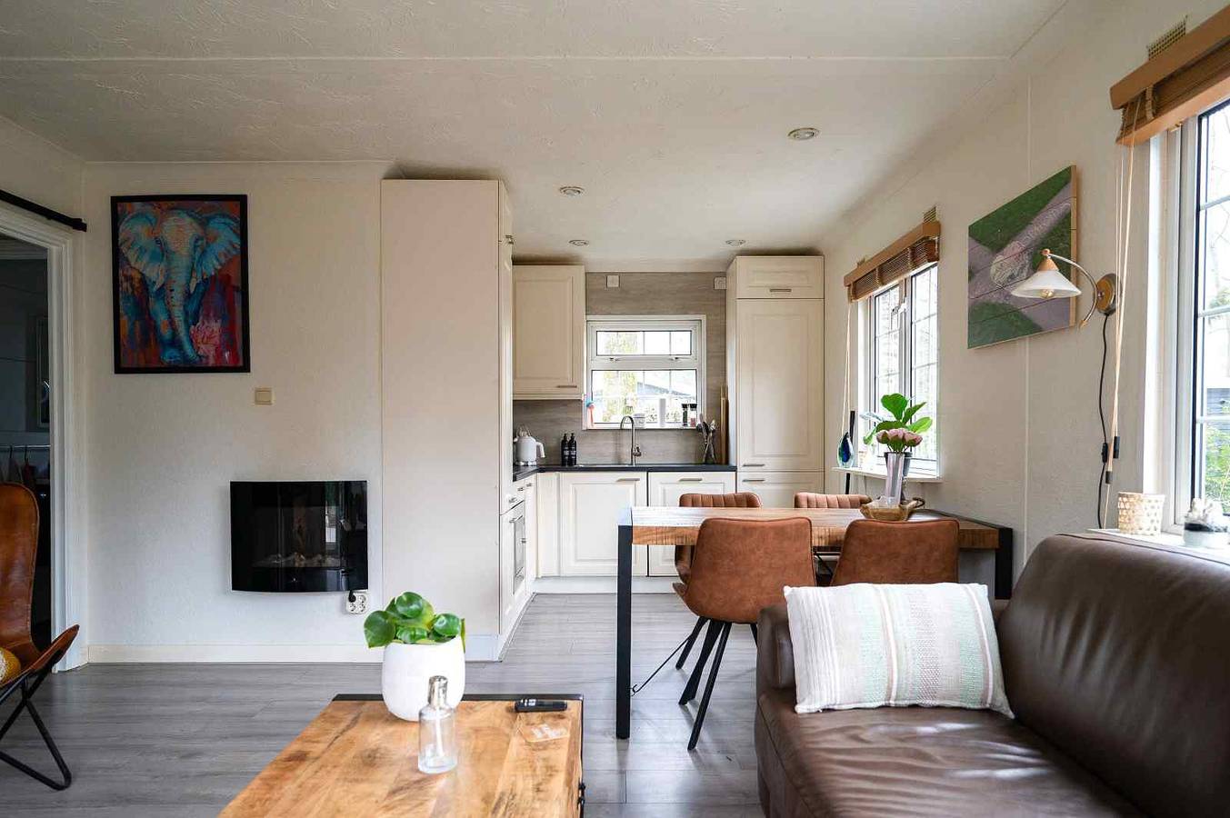 Modern 4 persoons vakantiehuis op Vakantiepark Uddelermeer op de Veluwe in Uddel, Veluwe