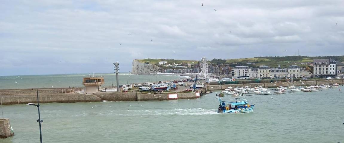 Location de vacances pour 4 personnes, avec vue et balcon à Le Tréport