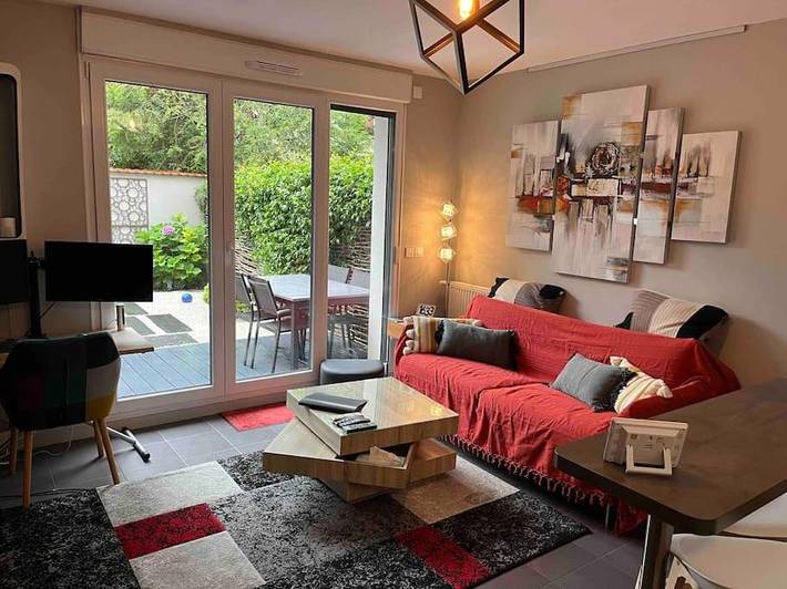 Appartement de vacances pour 2 personnes, avec jardin