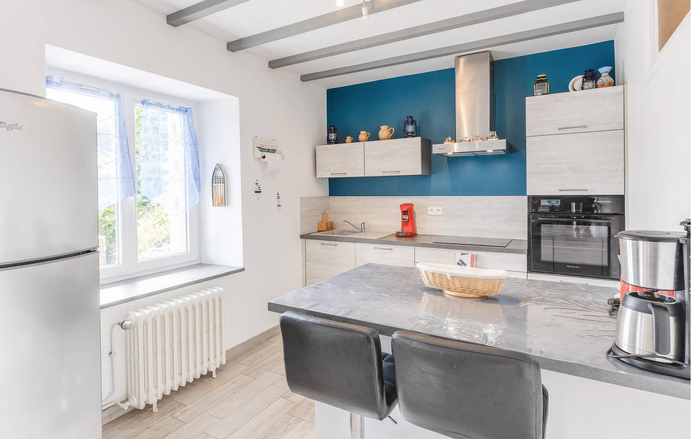 Gemütliche 2-Zimmer-Wohnung mit Garten, Parkplatz und nur 600 m vom Strand Roc'h Hir entfernt in Loguivy de la Mer, Ploubazlanec