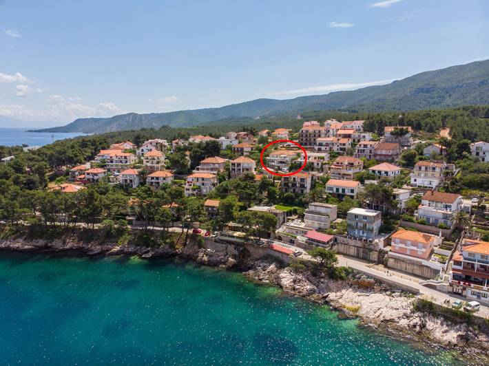 Apartamento entero, Apartamento de vacaciones para 4 personas con terraza in Jelsa, Hvar (isla)