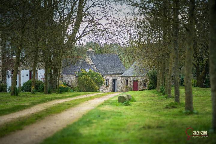 Maison d’hôte pour 2 personnes, avec balcon/terrasse à Pleyber-Christ