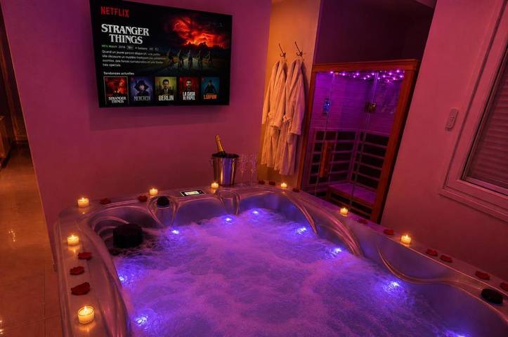 Chambre d’hôte pour 3 personnes, avec Jacuzzi et Sauna à Belbeuf