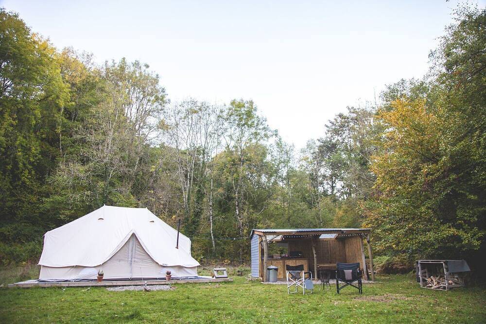 Luxury secluded glamping in the Brecon Beacons in Brecon Beacons