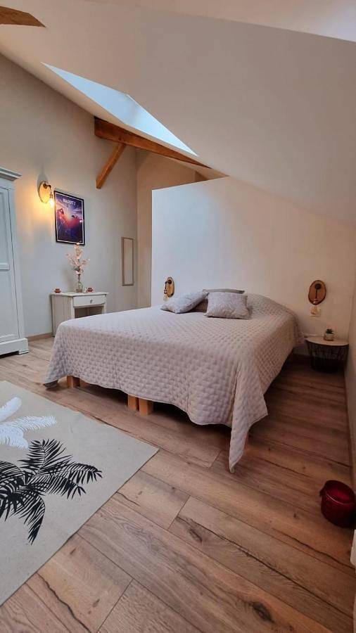 Chambre d’hôte pour 4 personnes, avec piscine ainsi que vue et jardin à Tilh
