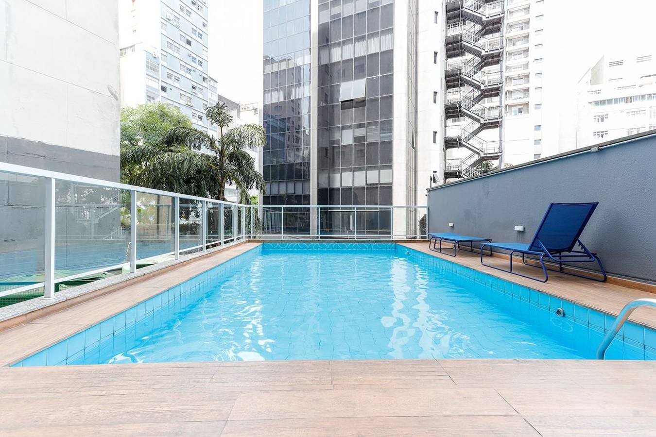 Appartamento intero, Studio c/ Piscina e Academia a 600m do Metrô in República, San Paolo (Brasile)