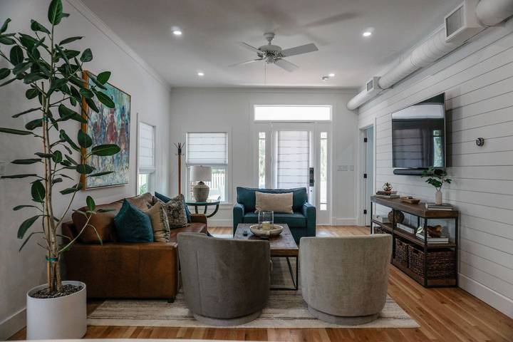 Ferienhaus für 5 Personen, mit Garten und Balkon, kinderfreundlich in Tampa