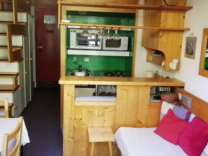Gîte pour 5 personnes, avec balcon dans Arc 1800 - 2