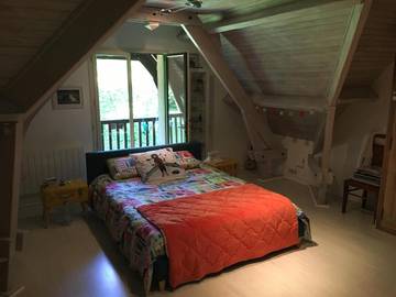 Cottage pour 2 personnes, avec vue ainsi que jardin et terrasse à Bouloire