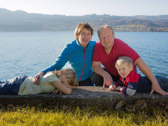 Ferienwohnung, mit Balkon und Garten sowie Seeblick in Steinbach am Attersee - 4