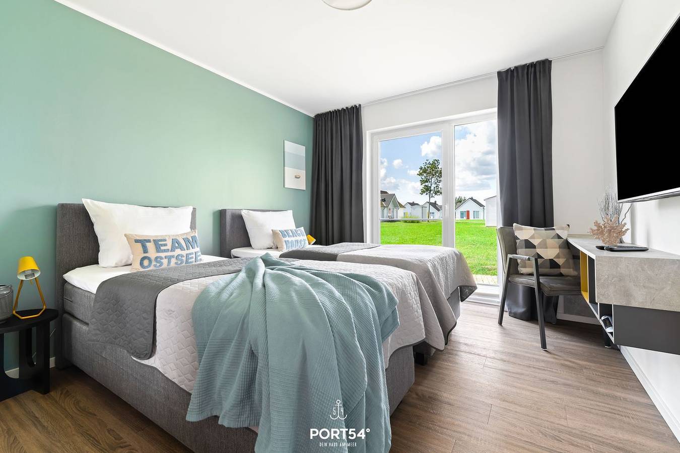 Strandhaus 37 - Infrarot-Sauna, Kamin, Badewanne, Terrasse, Garten in Olpenitz, Kappeln