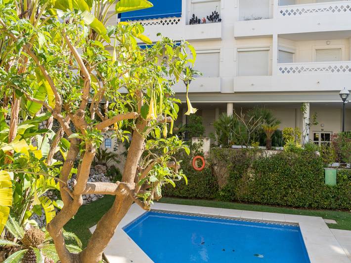 Vakantieappartement voor 4 personen, met zwembad en balkon, kindvriendelijk in San Pedro Alcántara