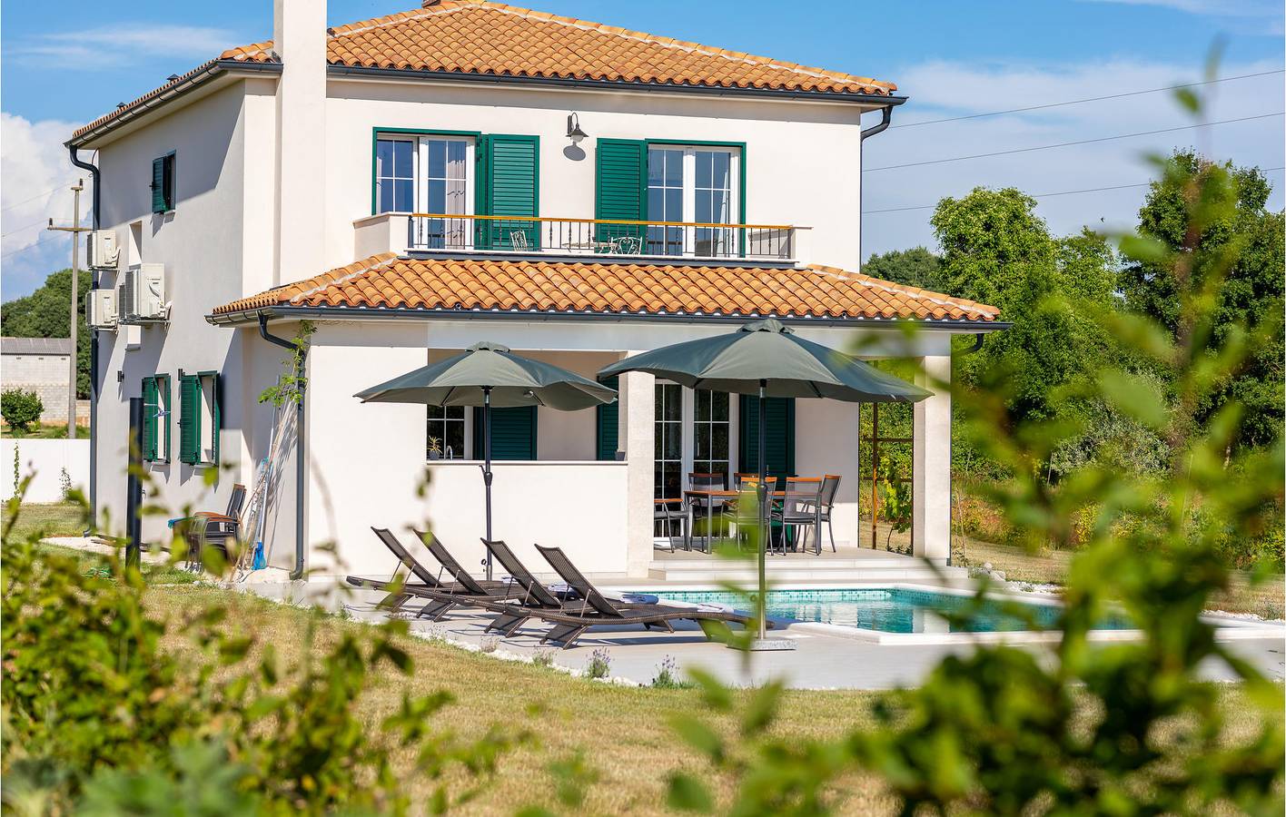 Holiday home for 6 people with terrace in Žminj, Central Istria