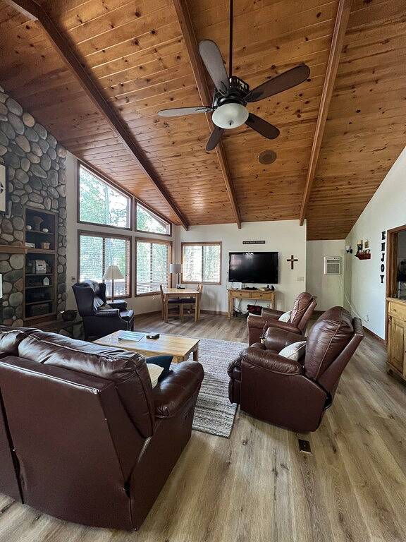 Blockhütte für 7 Personen, mit Garten - 1