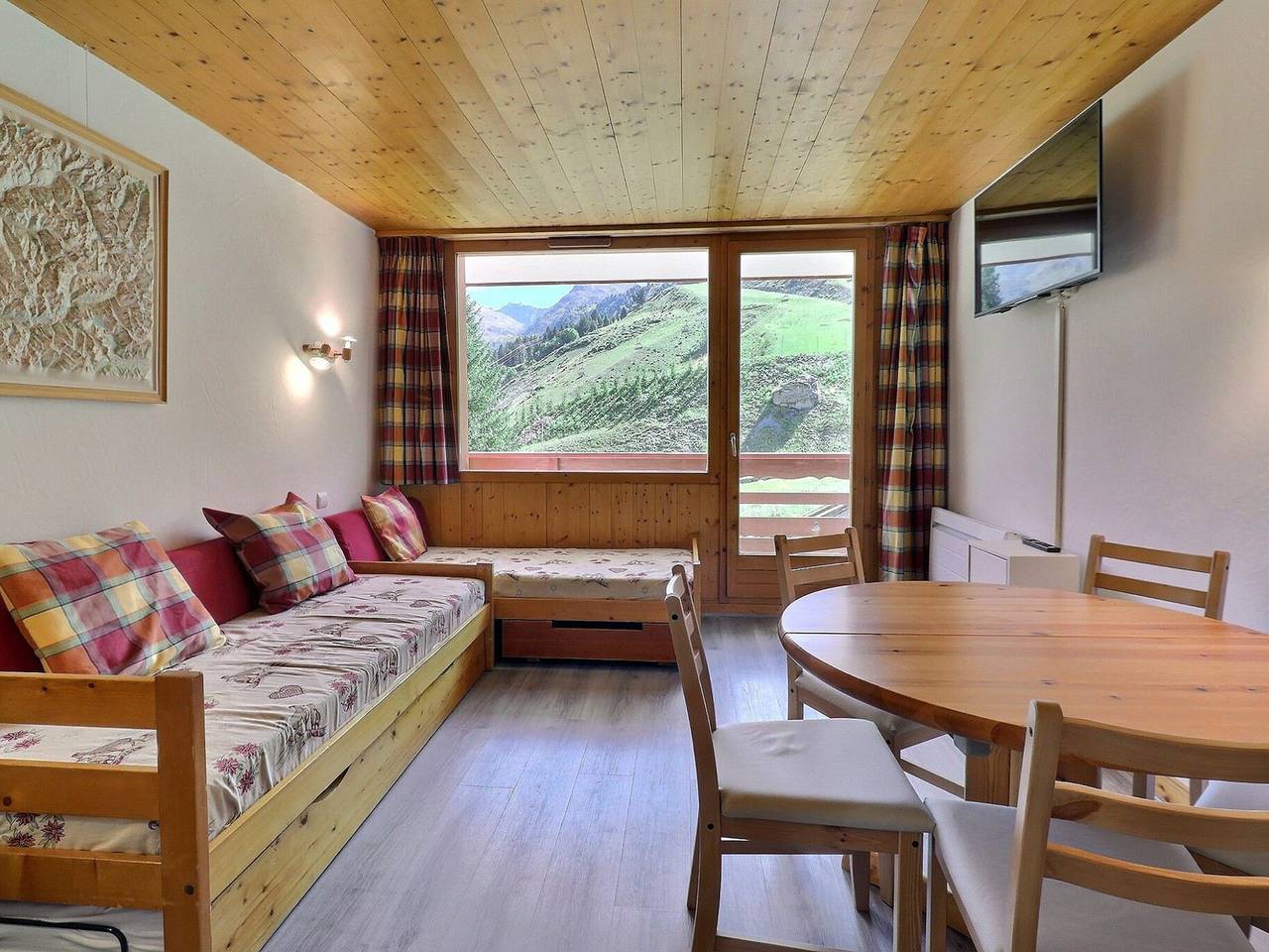 Ganze Wohnung, 2-Zimmer-Wohnung in Méribel, 5 Pers, Balkon in Méribel-Mottaret, Les Allues