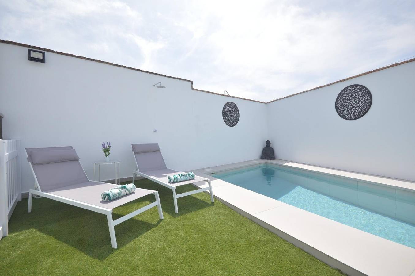Casa de vacaciones 'Casa Turquesa' con piscina privada, Wi-Fi y aire acondicionado in Conil de la Frontera, Costa de la Luz