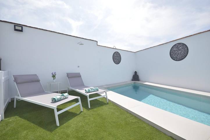 Casa de vacaciones para 3 personas, con jardín, Familias con niños en La Janda - 2