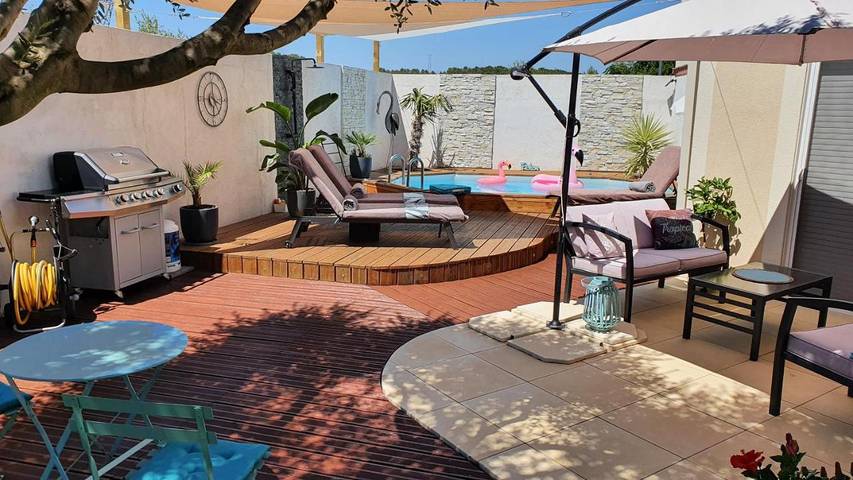 Chambre d’hôte pour 2 personnes, avec piscine ainsi que jardin et vue à Beaucaire - 4