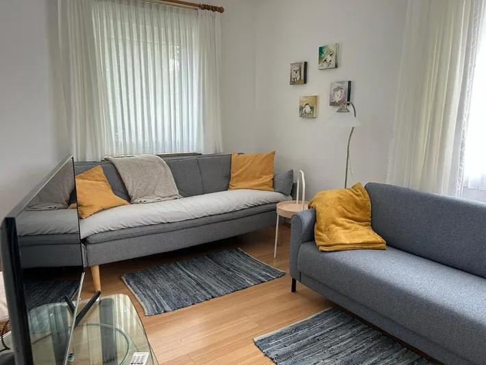 Apartamento de vacaciones para 3 personas, con vistas y jardín - 1