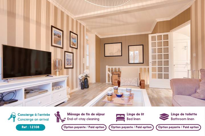 Location de vacances pour 4 personnes, avec jardin et terrasse dans Plage de l'Ecluse - 4