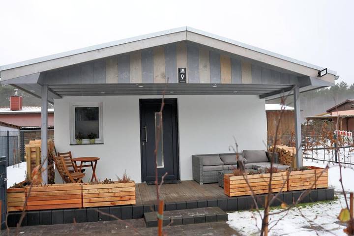 Ferienhaus für 4 Personen, mit Terrasse und Garten