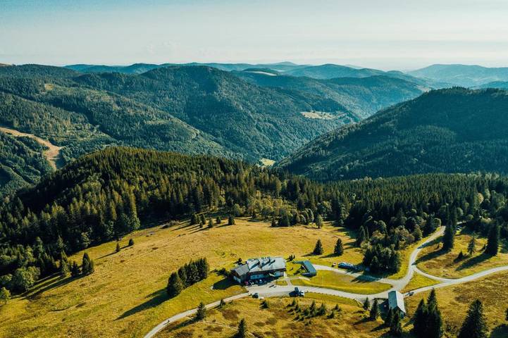Hotel für 2 Personen, mit Terrasse und Garten sowie Sauna, mit Haustier in Feldberg - 2