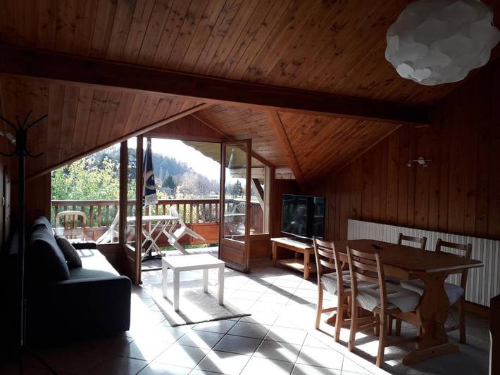 Gîte pour 4 personnes, avec Balcon et Vue à Venthon