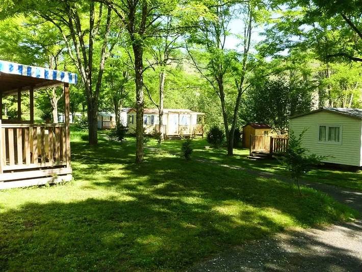 Mobil home pour 4 personnes, avec terrasse et piscine à Saint-Pompont - 2