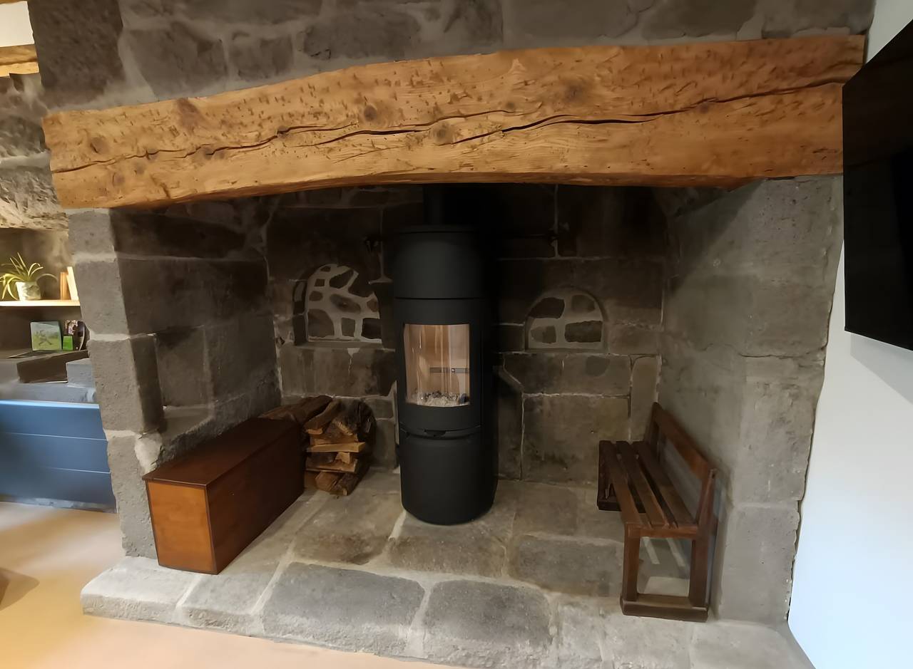 Maison de vacances « Gîte 9 Personnes Puy Mary » avec vue montagne, terrasse et jardin privés in Le Claux, Parc naturel régional des Volcans d'Auvergne