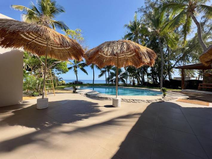 Cottage pour 8 personnes, avec vue ainsi que jardin et piscine dans Plage de Boucan Canot