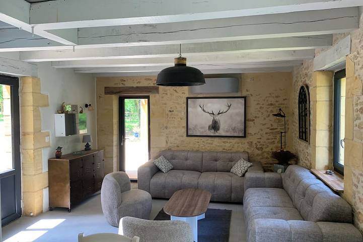 Location de vacances pour 12 personnes, avec jardin et terrasse à Saint-Germain-de-Belvès - 4