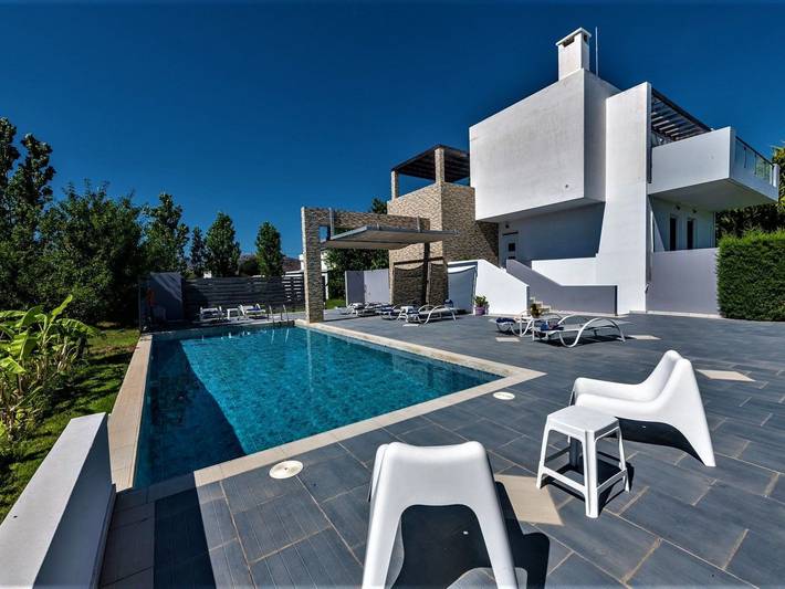 Ferienhaus für 10 Personen, mit Garten und Pool sowie Terrasse, mit Haustier auf Kos - 4