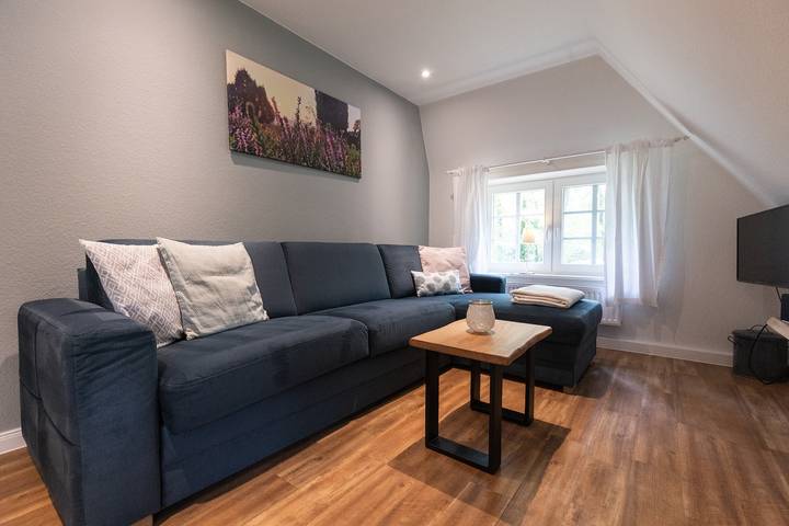 Hütte für 4 Personen, mit Terrasse und Garten in der Lüneburger Heide